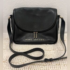 Marc Jacobs Black Pebbled Leather Bag